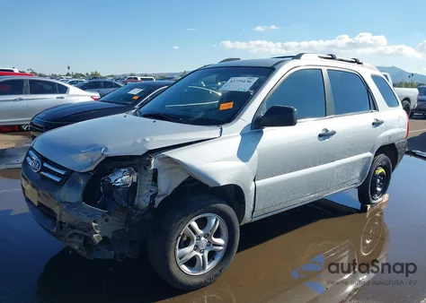 2007 Kia Sportage Lx V6 из США, поврежденный, VIN KNDJF723977411837